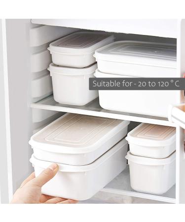 Abaodam 4pcs Box crisper plastic sandwich container containers with lids Refrigerator Storage Can rice food - Buy Online on GoSupps.com