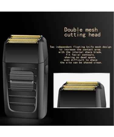 Kemei Men's Cordless Electric Razor with Precision Trimmer - Rechargeable Twin Blade Grooming Razor - Buy Online on GoSupps.com