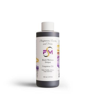 Fragrances Scents and More Black Woman Unique Fragrance Oil - 4 Fl Oz Plastic Bottle (120ml)