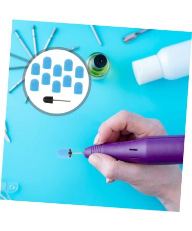 VINTORKY 1 Set Nail Color Sand Cap Power Tools Electric Nail File Nail Tools Nail Drill bit Cap Nail Polisher Sand caps Polishing Burr Caps Manicure Tool Nail Polisher Caps Grinding Head 2x1.5cm - Buy Online on GoSupps.com