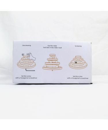 Shop Tarnel Interactive Cat Toys - 3-Level Bamboo Smart Track Ball with Bells | International Shipping Available - Buy Online on GoSupps.com
