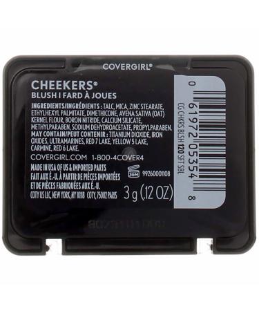 CoverGirl Cheekers Blush Soft Sable 120 - Natural Flush for a Radiant Glow - Buy Online on GoSupps.com