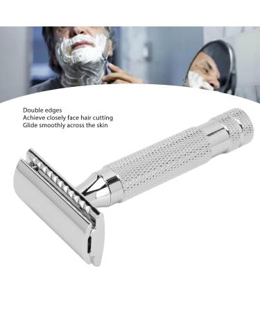 Premium Double-Edged Safety Barschneider Handle - Reusable Metal Cutter for Men's Beard Styling - Buy Online on GoSupps.com