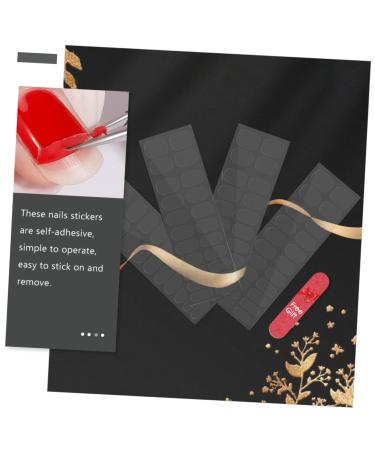 CANIGHT 10 Sheets Nail Stickers Clear Gel Strip Gel Nail Art Decals Finger Nail Files Gel Polish Kit Bandelette Nail Gel Strips Foil Gel Nail Semi Cured Nail Molding Gel Double Sided Tape - Buy Online on GoSupps.com