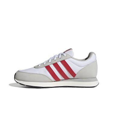 adidas Men's Run 60s 3.0 Shoes-Low (Non Football) 45 1/3 EU Ftwr White Better Scarlet Grey One