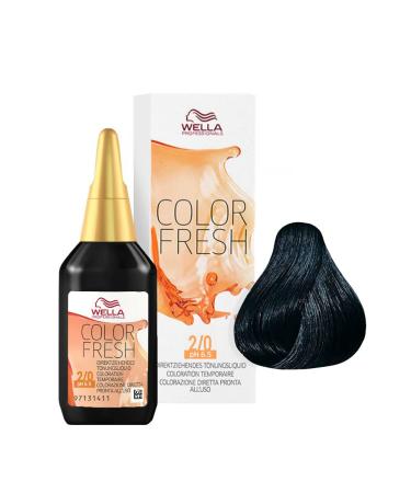 Wella Color Fresh gloss tint 2/ 0 black (1 x 75 ml) - Buy Online on GoSupps.com