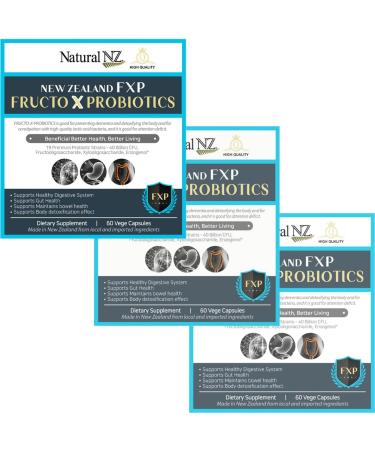 Natural NZ Fructo X Probiotics 40 Billion 60 Vege Capsules (3)