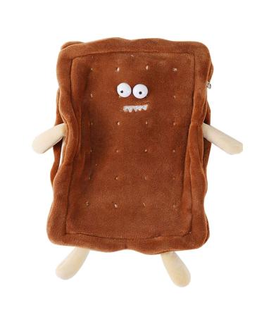 Dlandz warm bottle Netian hot water bag with soft cover portable heat bottle warm heating pocket for hand feet belly warmer Hand foot warmer (color: brown)