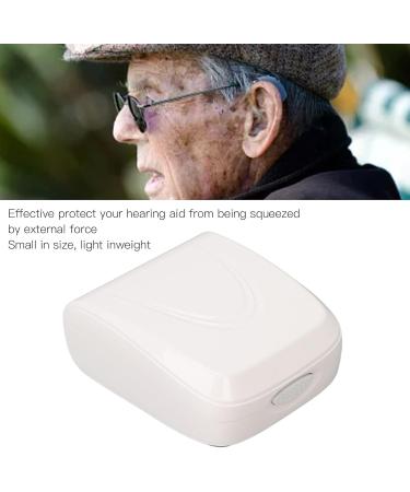 Hearing Aid Protective Case - Portable Travel Bag & Storage Box for Sound Amplifier - White - Buy Online on GoSupps.com