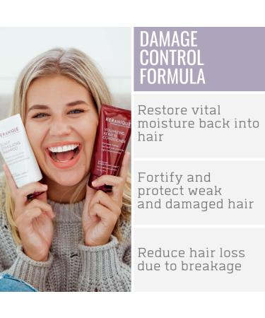 Keranique Damage Control Anti-Hair Loss Kit - Hair Growth Shampoo & Conditioner with Lift and Repair Spray, Follicle Boosting Serum - 60 Days - Buy Online on GoSupps.com