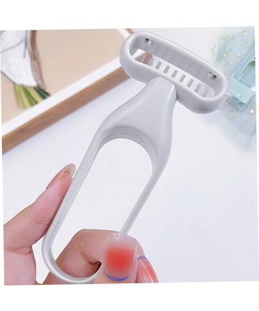 Angoily 2-in-1 Armpit Knife & Face Epilator Razor for Women - Body Hair Removal Tool & Eyebrow Shaper - Gray 13x5cm - Buy Online on GoSupps.com