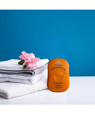 Travel Laundry Detergent Sheets - 50-Count Portable & Efficient for Camping Cruises and Hotels | Compact 3-Pack - Buy Online on GoSupps.com