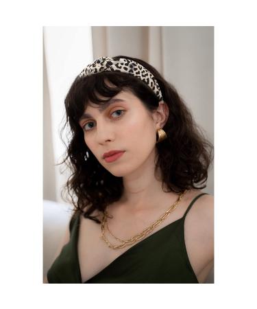 Ondder 10 Pack Leopard Headbands for Women - Fashion Cheetah Knotted Headbands for Girls - Leopard Hair Accessories Set - Buy Online on GoSupps.com