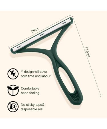 Puppbudd Animal Hair Remover - Reusable Lint Roller for Dog & Cat Hair | Effective Pet Hair Removal for Furniture Bedding & Couch - Eco-Friendly Green - Buy Online on GoSupps.com