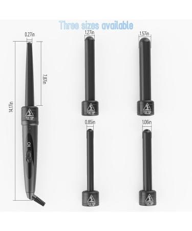 Scriptures 5-in-1 Curling Iron Set | Dual Voltage Adjustable Temperature & Instant Heating | Perfect for All Hair Types | Includes Glove & Hair Clips - Buy Online on GoSupps.com