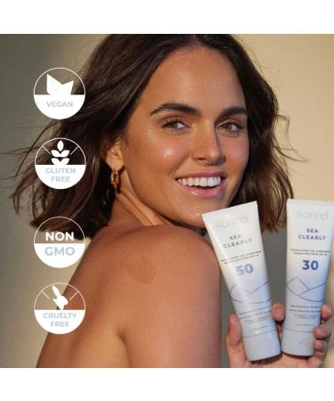 Sonrei Sea Clearly Premium SPF 50 Sunscreen Gel | UVA UVB Protection | Reef Safe, Vegan & Gluten Free - 3.4 Fl Oz - Buy Online on GoSupps.com