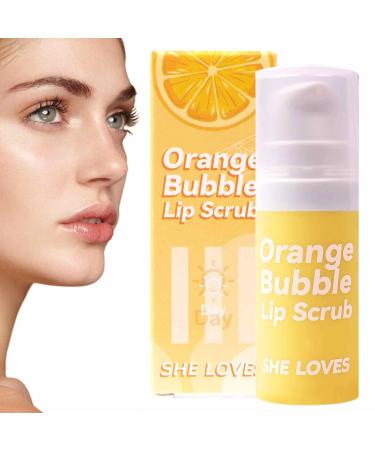 Hongjingda Lip Brightening Scrub Bubble Lip Scrubs & Moisturizer Moisturizing Lip Balm Night Sleep Lip Scrub effectively hydrates and repairs Dry Lips Lip Care