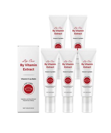 Vitamin Lip Serum & Balm - Brightening Care for Dark Lips & Long Lasting Hydration - Organic Chapped Lip Repair - Reduces Fine Lines for Women & Men (5)