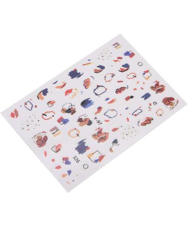 Non toxic Beautiful Nail Art Sticker Nail Decal for Woman Girl Home Use Nail Salon - Buy Online on GoSupps.com