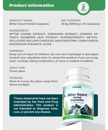 Kreain Nature Blood Sugar Blend with Bitter Melon & Cinnamon Extract Healthy Blood Sugar Levels Metabolic Wellness & Energy Support for Men & Women Vegetarian Non-GMO 45 Capsules - Buy Online on GoSupps.com