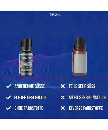 myAROMA No 49 mandarin 10 ml pure natural aroma flavor drops for water and cocktails food flavoring for cooking and baking sugarfree - Buy Online on GoSupps.com