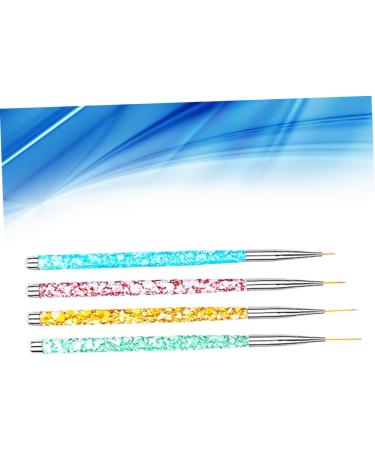 FRCOLOR 4 Pieces Dotting Pen Tools Tool for Dotting Nails Nail Art Gel Nail Gel Pens for Brush Drawing Detail Brush Painted Adjust Flower Stem Brush Pen Painting - Buy Online on GoSupps.com
