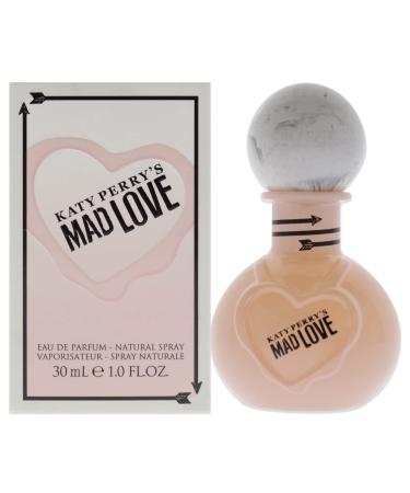Katy Perry Mad Love Eau de Parfum 1 fl. oz. Women's Fragrance by Katy Perry with Floral Fruity & Feminine Scents Mixed with Warm & Sexy Musk & Wood. An Appealing & Attractive Gift. Floral 1 Fl Oz (Pack of 1)