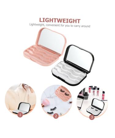 POPETPOP Eyelash Storage Box - 4 Pcs Magnetic Display Case & Organizer for False Eyelashes Portable Cosmetic Holder (11x7cm - Buy Online on GoSupps.com