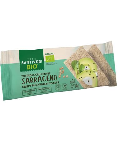  SANTIVERI BUCKWHEAT TOASTED WHEAT 3 Pieces 14g Organic - Buy Online on GoSupps.com