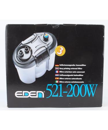 Eden 521-200W External Filter with 200W Heater - Best All-in-One Aquarium Solution - Buy Online on GoSupps.com