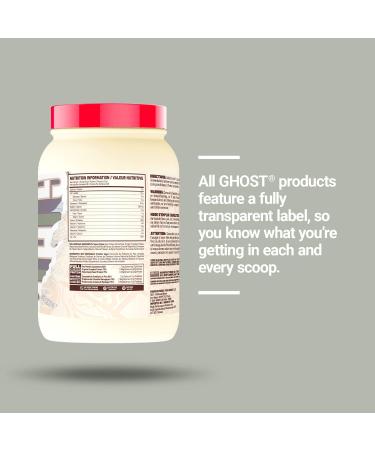 GHOST Vegan Protein Powder - 2lb 20g of Protein - Plant-Based Pea & Organic Pumpkin Protein - Post Workout & Nutrition Shakes Smoothies & Baking - Soy & Gluten-Free (Banana Pancake Batter) - Buy Online on GoSupps.com