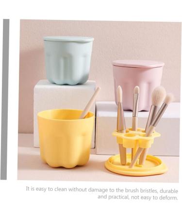 minkissy 2 Sets Pp Washing Bowl Makeup Brush Washing Silicone Gasket Eye Brush Washing Pad Silicone Makeup Brush Rack Makeup Tools Portable Brush Clean Silica Gel Washer medium Sky-blue - Buy Online on GoSupps.com