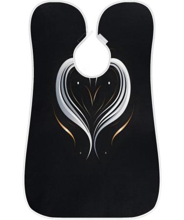 Love Hearts Beard Bib Apron | Beard Hair Catcher for Men | Perfect Father's Day & Anniversary Gift | Includes 2 Suction Cups - Buy Online on GoSupps.com