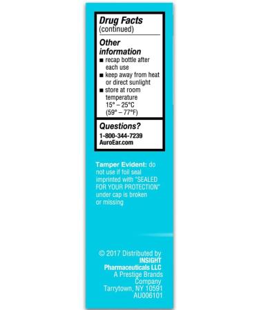 Auro Dri Ear Water Drying Aid 1-Ounce (Pack of 6) - Fastest Drying Solution for Swimmers and Divers - Buy Online on GoSupps.com