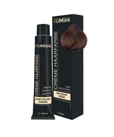Femmas hair color dark blonde gold 6.3 I professional cream hair color with argan oil keratin & ceramids I as a permanent hair color or tint for radiant durable color results i 100 ml dark blonde gold 6.3 1 Pack