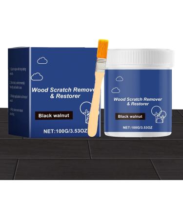Shakven Wood Furniture Polish Repair Agent Scratch Removal Repair Paste Filler | Brightening and Polishing Scratch Removal Repair Agent for and Repairing Cracks Depressions Scratches Black - Buy Online on GoSupps.com