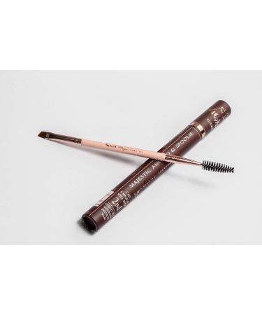 4ever Magic Majestic Angled & Spoolie Eyebrow Brush - Perfect for Flawless Brows | International Shipping Available - Buy Online on GoSupps.com