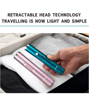 Buy LUMIO Electric Toothbrush - Self-Cleaning Sonic Vibration Portable Ultra Soft Brush Head Cordless Fast Charging for Travel & Home - Dark Green - Buy Online on GoSupps.com