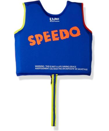 Speedo Unisex-Child Swim Flotation Classic Life Vest Begin to Swim UPF 50 Medium Lime/Orange - Buy Online on GoSupps.com