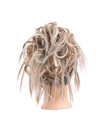 Messy Bun Hair Piece for Women Synthetic Tousled Updo Messy Bun Hair Pieces Hair Scrunchies Extensions with Elastic Band Ponytails Hair Extensions for Women Fake Hair Accessories for Women Girls 12H613