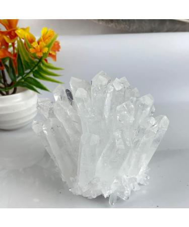 Natural Crystal Rough Natural Clear Quartz Cluster Geode Reiki Specimen Collection Decoration Gift - Buy Online on GoSupps.com