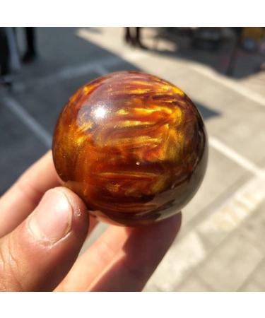 Buy SDWGLD Healing Aura Crystal - 50mm Golden Sea Gorgonian Ball for Home Decoration | International Shipping Available - Buy Online on GoSupps.com