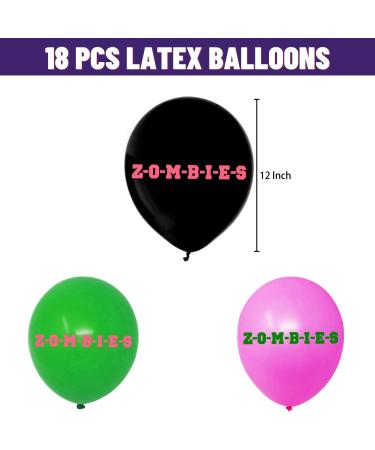 Nelton Birthday Party Supplies For Zombies Includes Banner - Cake Topper - 24 Cupcake Toppers - 18 Balloons - Buy Online on GoSupps.com