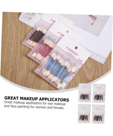Beavorty 40pcs Sponge Stick Shimmer Eyeshadow Stick Makeup Brush Tool Portable Eyeshadow Applicator Supplies - Buy Online on GoSupps.com