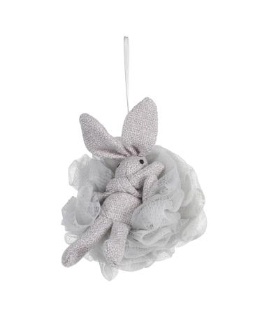 Bath Mesh Sponge Body Loofah Exfoliating Back Hotel Shower Balls Loofah Sponge Body Wash Sponge Portable Bathing Balls Bath Scrub Child Wishing Rabbit Pe Pink