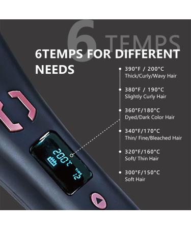 Automatic Hair Curler - 1 Inch Auto Rotating Curling Iron | Dual Voltage Tourmaline Ceramic Wand for Perfect Waves - International Shipping Available - Buy Online on GoSupps.com
