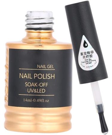 Nail Transfer Adhesive 14ml - Nail Art Glue for Gel Manicures - Transfer Foil Sticker Adhesive for Salons & Home Use - Buy Online on GoSupps.com