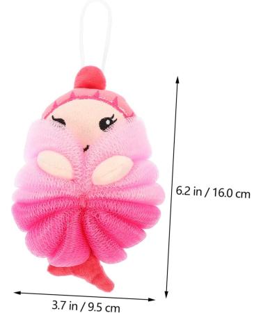 6 Pcs Animal Bath Ball Pouf - Exfoliating Mesh Loofah Sponges for Scrub & Foaming Shower - Buy Online on GoSupps.com