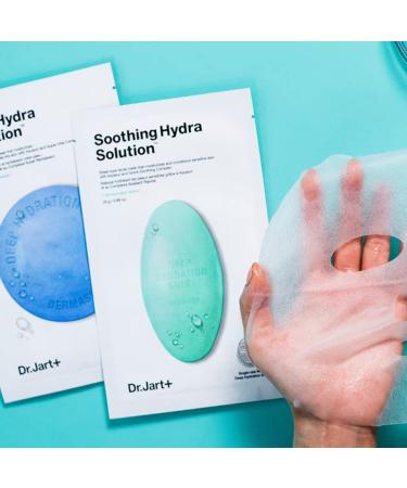 Dr.Jart Face Mask 6 Pack with Ceramidin & Vitamin | Korean Sheet Masks for Anti-Aging & Hydrating | Premium Skin Care Gift Set with Storage Bag - Buy Online on GoSupps.com