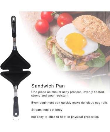 Kcvzitrds 1 PCS Double Side Sandwich Pan Triangle Shape Sandwich Pan for Household Easy to High Temperature Resistance Evenly Heated - Buy Online on GoSupps.com